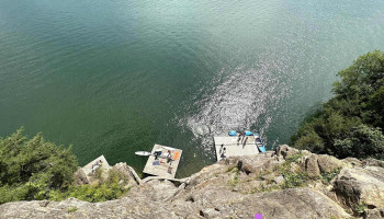 Kletterwand Jungfernsprung Döbriach - Österreich
