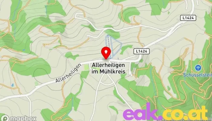 Karte von Allerheiligen im Mühlkreis  in Allerheiligen im Mühlkreis