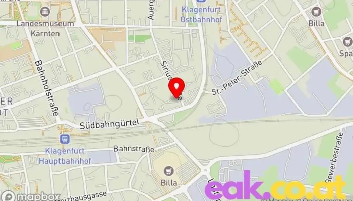 Karte von best connect Unternehmergemeinschaft GmbH Business-to-Business-Dienst, Stromversorgungsunternehmen, Ökoenergieanbieter in Klagenfurt am Wörthersee