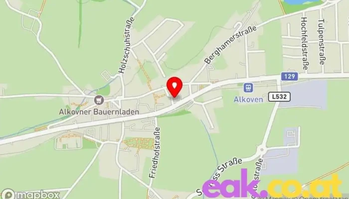 Karte von Energie AG Charging Station Ladestation für Elektrofahrzeuge in Alkoven