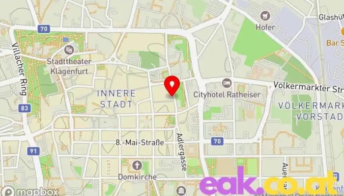 Karte von Energieforum Kärnten Geschäftsstelle in Klagenfurt am Wörthersee