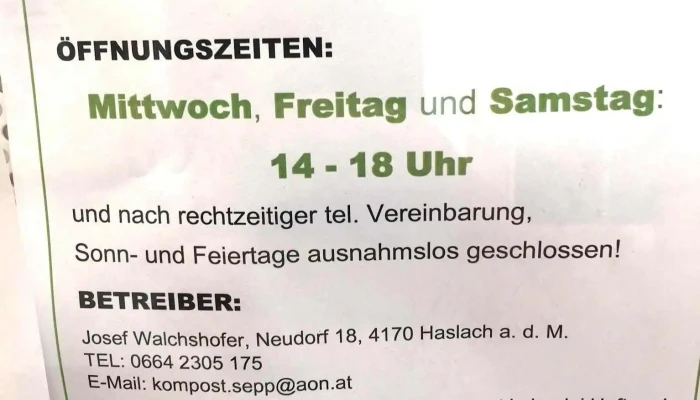 Kompostieranlage Engleder - Haslach An Der Mühl