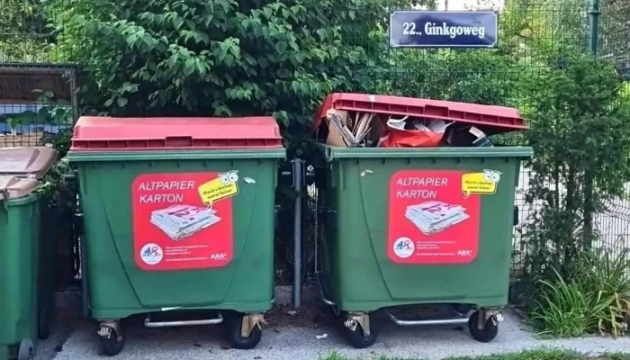 Müllplatz (Altpapier) - Wien