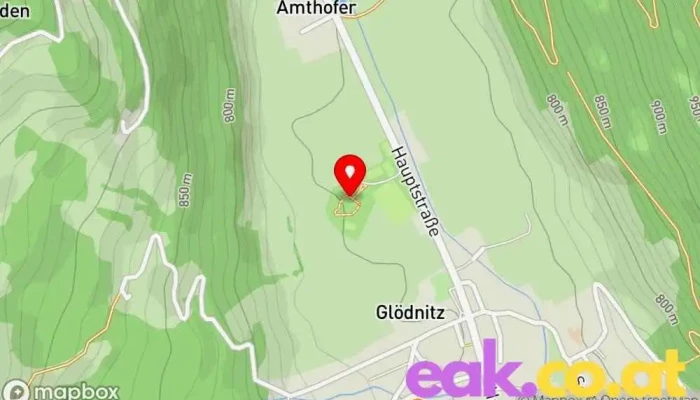 Karte von Naturbad Glödnitz Badesee in Glödnitz