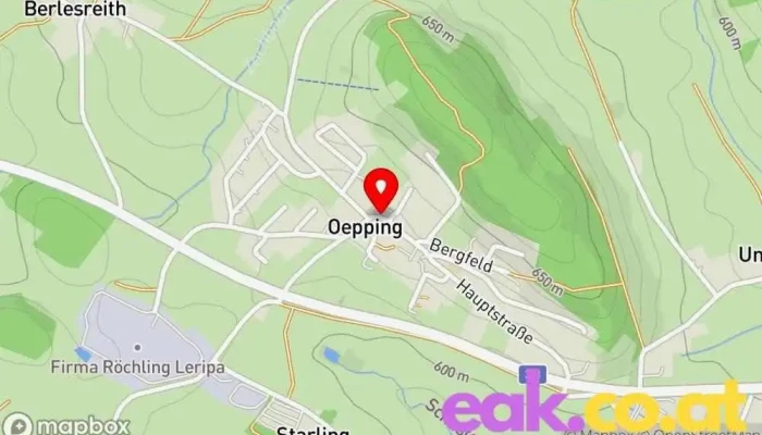 Oepping -  Karte - Oepping