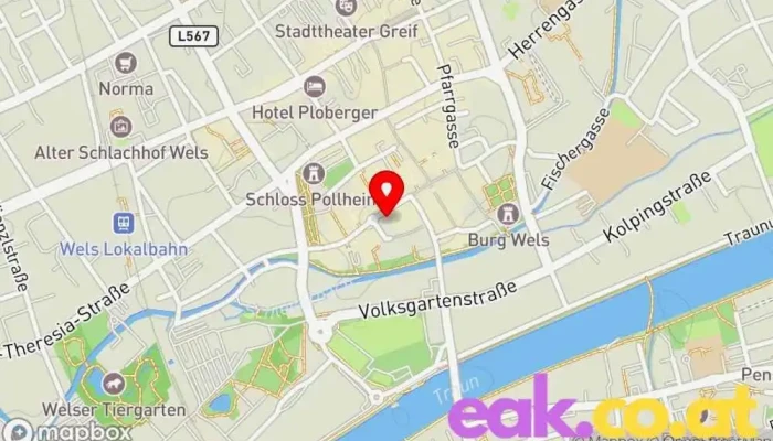 Reprasentativer Barockbau Karte - Wels