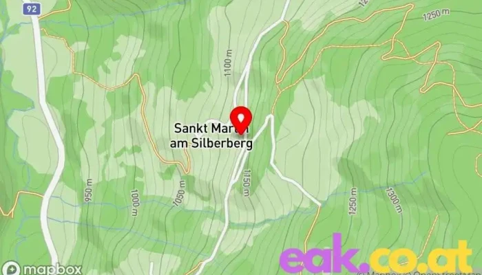 Karte von St. Martin am Silberberg  in St. Martin am Silberberg