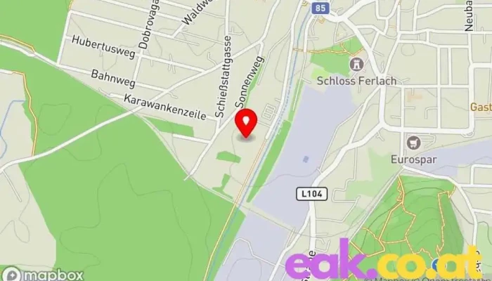Karte von Stadtwerke Klagenfurt-Ladestation Ladestation für Elektrofahrzeuge in Ferlach