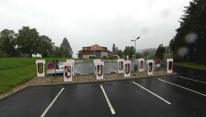 Tesla Supercharger -  Street View 360deg Fotos - Laßnitzhöhe